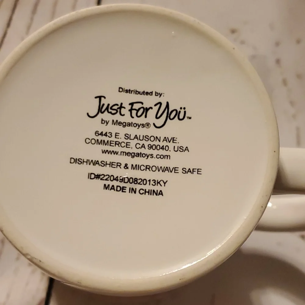 Just for You by Megatoy abstract hearts coffee mug
